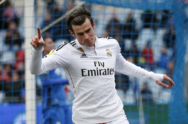 real-madrids-bale-celebrates-after-scoring-a-goal-against-getafe-during-their-spanish-first-division-soccer-match-in-getafe
