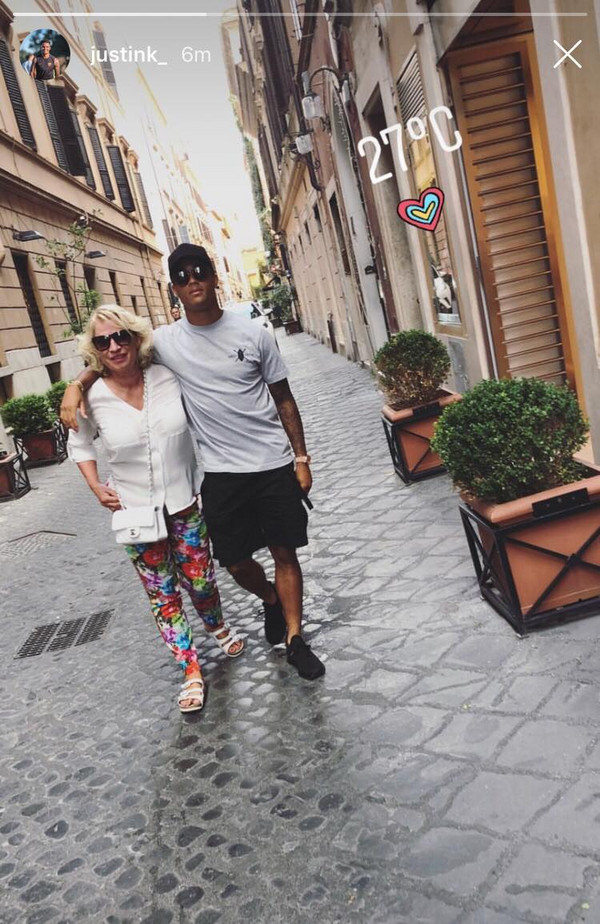 Instagram: relax tra le vie di Roma per Kluivert e Coric dopo ...