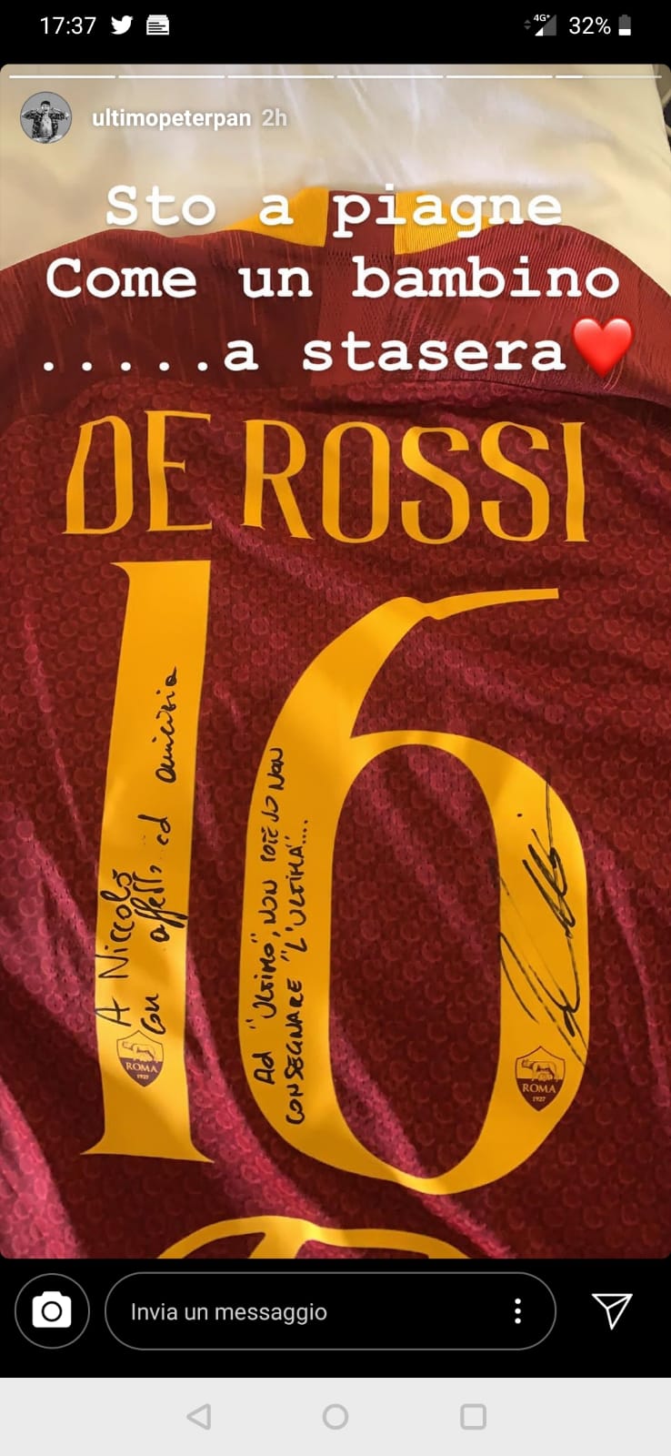 maglia ultimo cantante