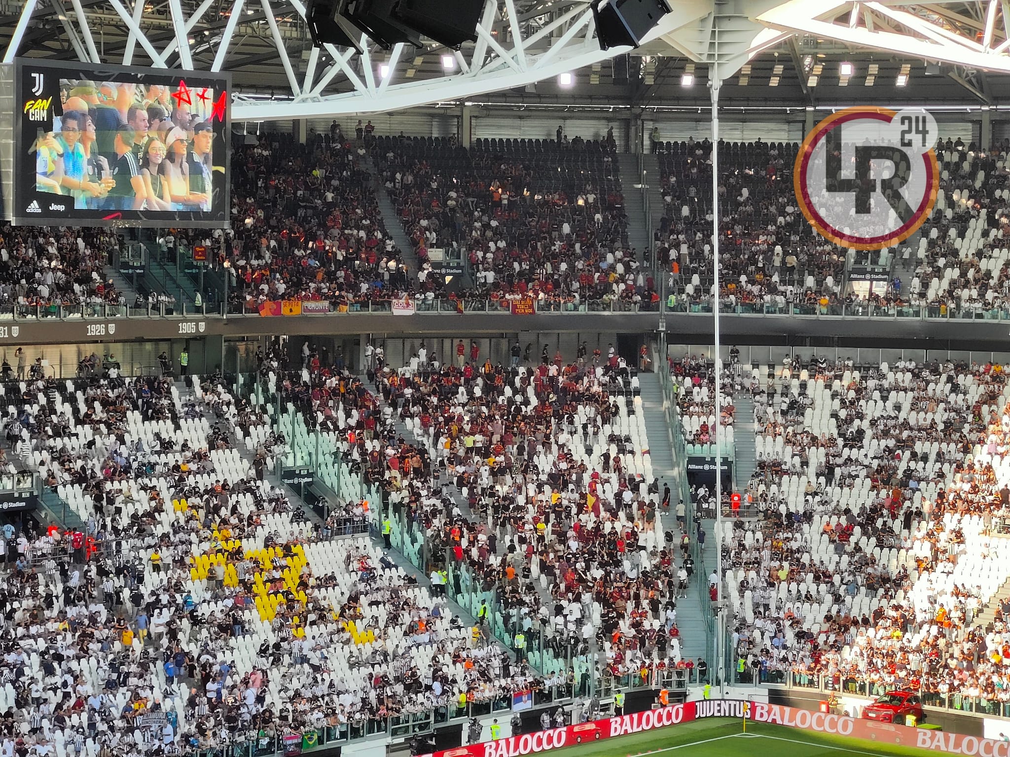 Juventus-Roma: assenti diversi gruppi della Curva Sud per protesta